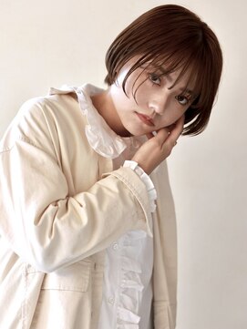 カナン(CANAAN) 大人ボブショート/似合わせカット/レッドブラウン/ウェットヘア