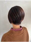 大人の前下がり美人ショート