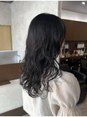 【minim×mio】黒髪パーマ
