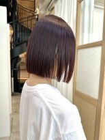 シーバイラヴィズム けやき通り2号店(Sea by LUVISM)&nbsp;ボブ/タッセルボブ/暖色カラー/ワインレッド