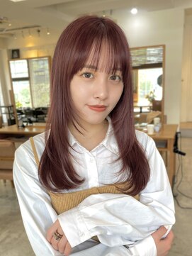 ガーデン 渋谷(GARDEN) レイヤーカット　顔周り　似合わせ　暖色　ベージュ