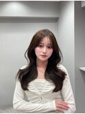 前髪カット/顔まわり/内巻き/20代/10代/レイヤーカット