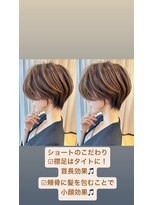 アグ ヘアー ネスト 茨木店(Agu hair nest)&nbsp;大人ショートボブ 20代30代40代ヘア 小顔 大阪クビレ茨木