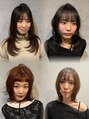 ヘアサロンM 新宿 レイヤーカット/ハッシュカット×透明感カラー