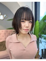 サンド 大阪梅田(sand) ココアベージュ/オリーブグレー/小顔/大阪/梅田/ボブ