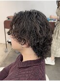グランジサーフカールパーマツイストシャドウパーマナードヘア