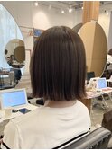 切りっぱなし風ストレートボブ ×武蔵小杉