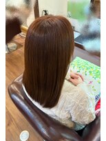 ヘアーメイク スロー(Hair make Slow)&nbsp;ふんわりピンク×ブラウン系カラー