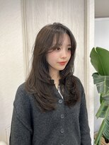 クローブ(CLOVE) レイヤーカット×オリーブグレージュ