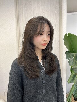 クローブ(CLOVE) レイヤーカット×オリーブグレージュ