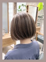 エルコット(elcot) ◆似合わせ大人ボブ/明るめカラーで白髪ぼかし/40代50代60代◆