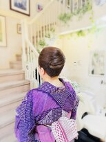 美容室 ティンカーベル&nbsp;夜会巻き