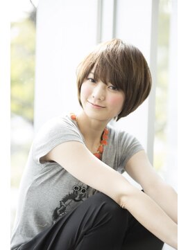 ベイルーム(BAYROOM by HONEY omotesando) 【BAYROOM横浜】斜めバング大人可愛いストレートショート