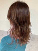 ヘアデザイン ディクト(hair design D.c.t) 愛されピンクカラー