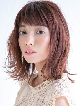 アース 大泉学園店(EARTH) クセ毛風外ハネセミディ