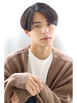 ヘアリゾート バレンタイン(hair+resort valentine) 韓国マッシュ×センターかき上げヘア