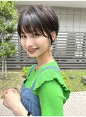 大人マッシュ/シースルー//マッシュショート/@小原拓馬
