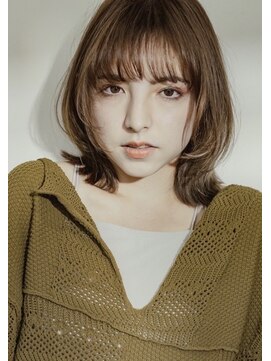 イーストハムネオ(EAST HAM NEO) マロンベージュ×ミディアムウルフ