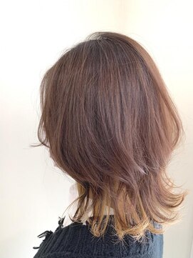 ヘア ル シェーヌ(hair le chene) インナーカラー×ボブ