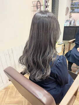 ビー オン ディー ヘア 池袋(BonD hair) #ダークモカグレージュ【池袋/髪質改善/ハイライト】