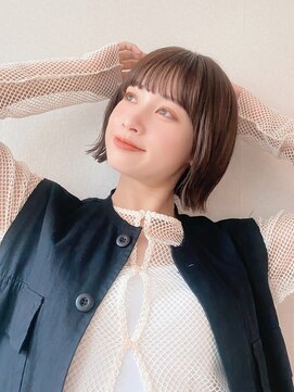 サンド 表参道(sand) 前下がりショートボブ大人可愛い表参道