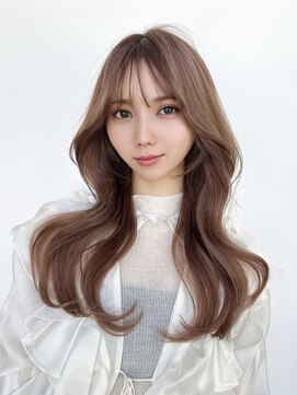 アフロートリノ(AFLOAT Leino) 大人可愛い韓国ヘア　くびれヘア　レイヤーカット　顔周りカット