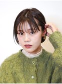 ミニボブ/ショートボブ/ぱつっとボブ/ボブ/顔周り/茶屋町/梅田