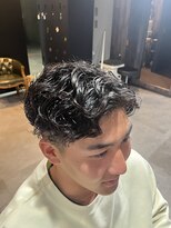 スウェル 柏店(Swell)&nbsp;ハイライト/マッシュパーマ/ウルフ/アッシュブラック/柏/MEN'S