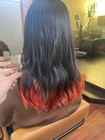 ラグシーセカンド(RAGCIE 2nd)&nbsp;【Rio】裾カラー オレンジ