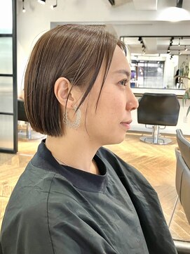 ファイブシーン アオヤマ(5SCENE AOYAMA) 切りっぱなしボブミニボブパーマくびれボブ外ハネボブブリーチ