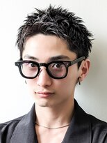 オーシャントーキョー ホワイト 原宿(OCEAN TOKYO WHITE)&nbsp;ザクザクベリーショート　スパイキーショート　黒髪