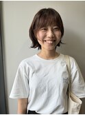 柔らか外ハネパーマ
