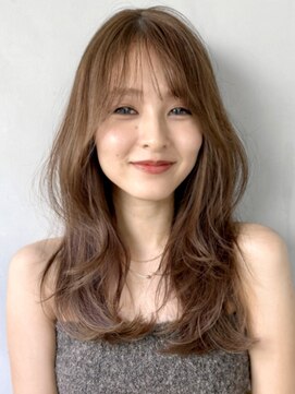 キリ 表参道(kyli) 前髪 アンブレラカラー こなれミディ イメチェン