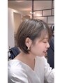 ハナサカヤヘアーサロン(hanasakaya hair salon)&nbsp;柔らかいショートボブスタイルです