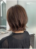 小顔レイヤー くびれボブ ボブルフ