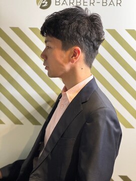 バーバーバー アカバネ(BARBER-BAR AKABANE) 働く男の黒髪ショート ビジネスマン/スーツに合う/清潔感#2