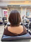 天使の縮毛矯正とくびれボブ