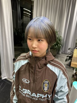 アニュー(A'nyu) ブルーカラーケアブリーチルーツカラーアンブレラカラー