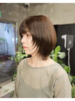 キャラハーフ 池袋東口店(KYARA HALF)&nbsp;【TAKAHASHI】外はねレイヤーボブ/くびれボブ