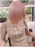 ピンクホワイト髪質改善
