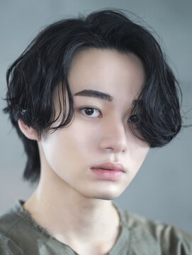 バイフィフス 原宿/表参道(by fifth) 大人ナチュラルセンターパートツーブロックニュアンスパーマ緩め