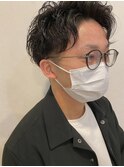 大人ナチュラルセンターパート