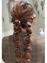 パシャ(Pasha) ふわふわツイン編みおろし