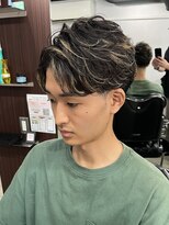 マーズ(MARS) フェザーパーマ/スパイキーショート/ブルーブラック