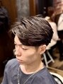 ヒロギンザバーバーショップ 神楽坂店(HIRO GINZA BARBER SHOP)&nbsp;センターパートも得意です！#センターパート#韓国風#ビジネス風