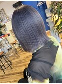 ラベンダーグレージュボブ