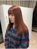 ケアブリーチダブルカラーオレンジカラー