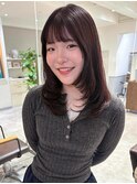 レイヤーカット/レイヤー/秋カラー/髪質改善/韓国レイヤー