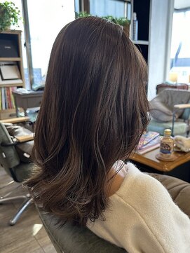 ノア(no_a) やわらかレイヤーミディ×シナモンブラウン