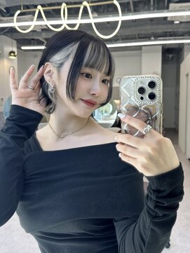 Goofy銀座/フェイスフレーミング/インナーカラー/あいりんごまる